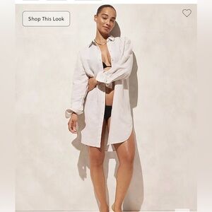 J.Crew linen beach coverup - Small